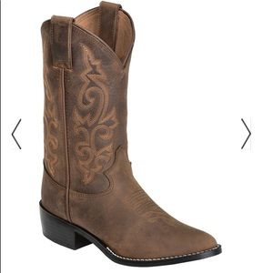 JUSTIN BASIC WESTERN BOOTS - MEDIUM TOE